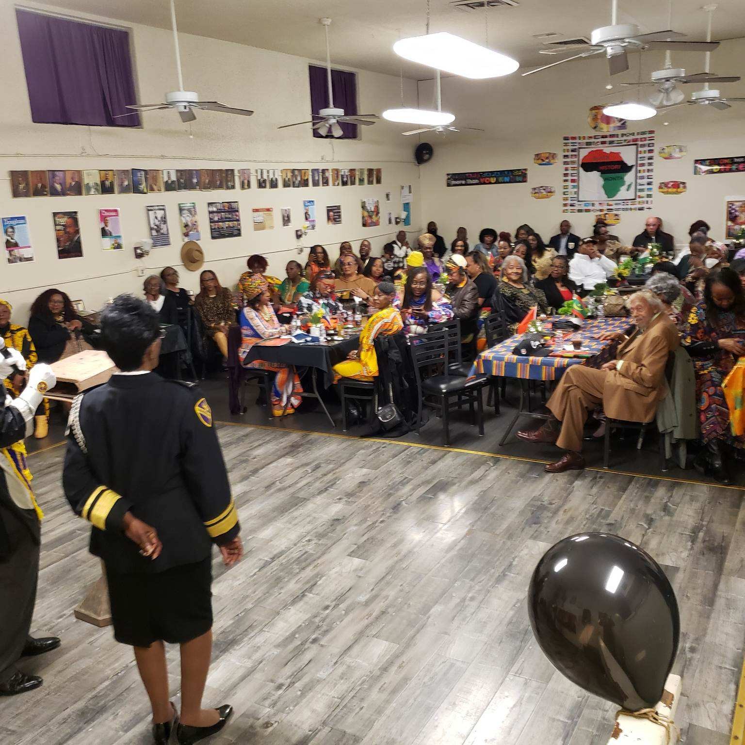 A gathering at the Lodge
